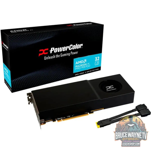 PowerColor Radeon™ AI PRO R9700 32GB, carte graphique - PowerColor