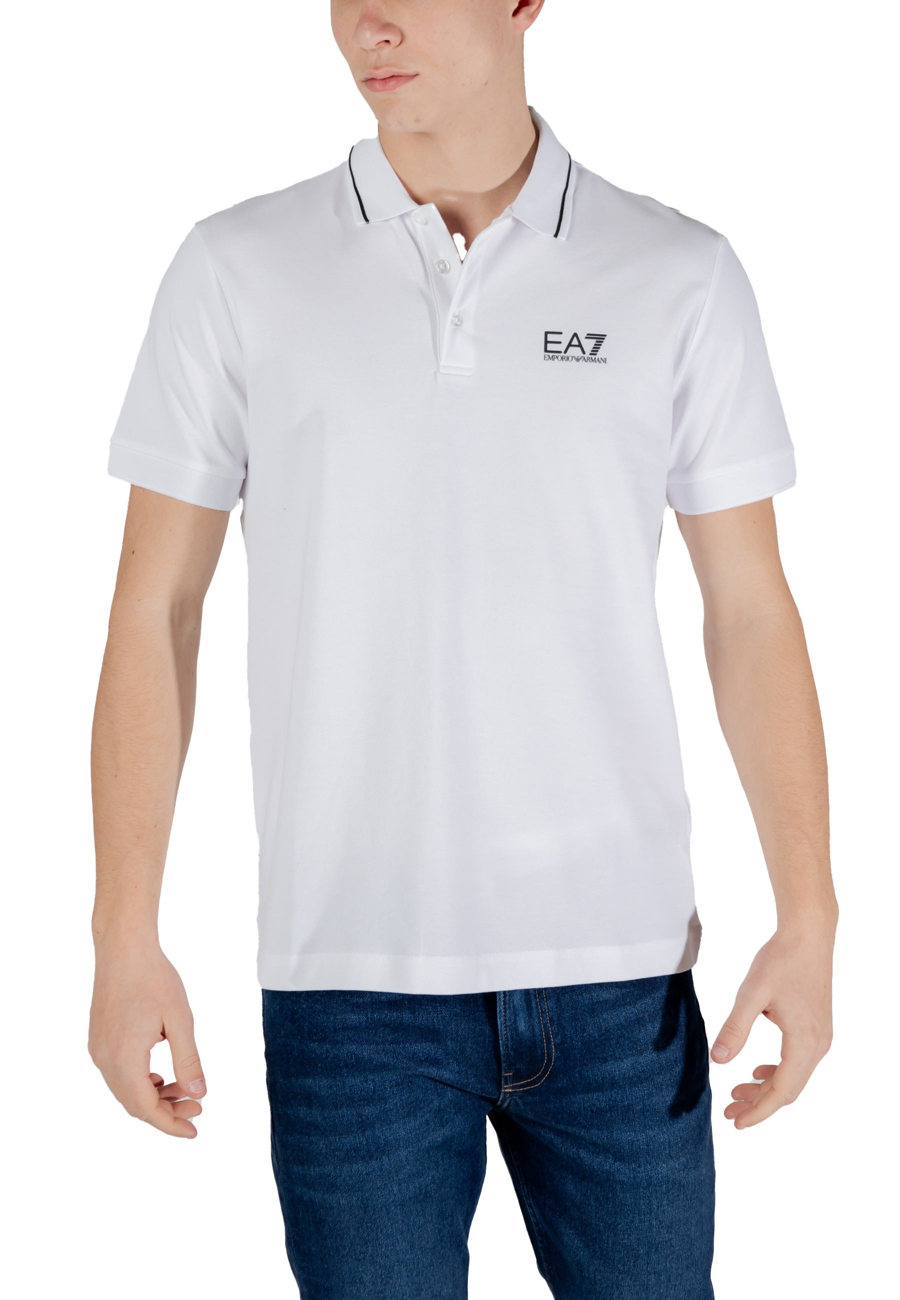 Ea7 Polo homme — white