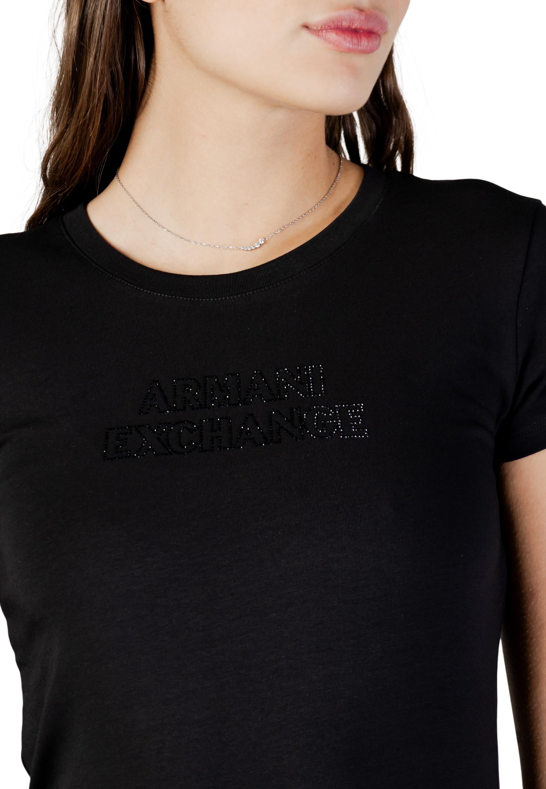 Armani Exchange T-shirt femme — black
