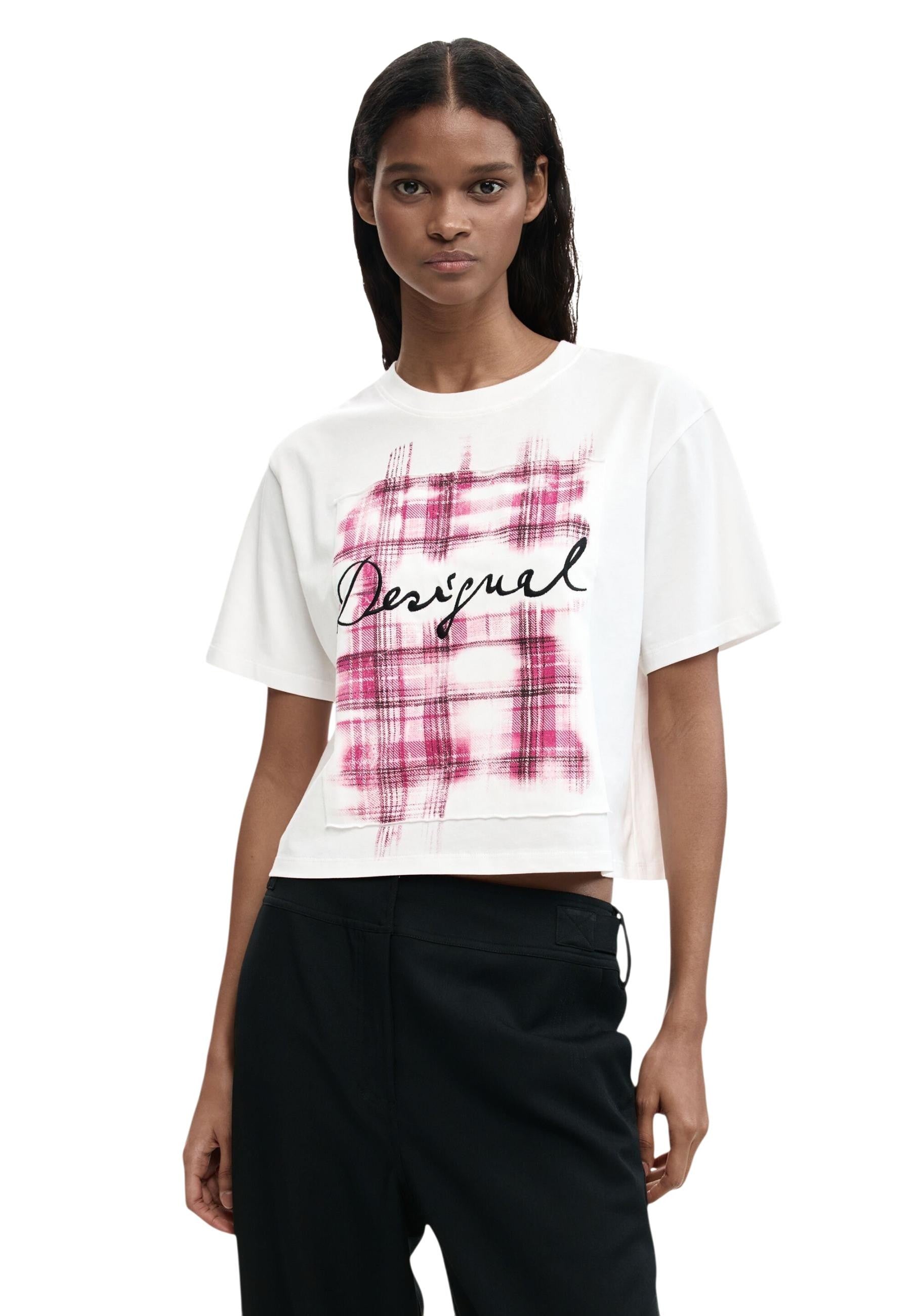 Desigual T-shirt femme — white