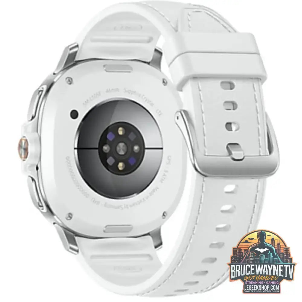 Samsung Galaxy Watch8 Classic, Smartwatch weiß, 46mm, LTE, Hybrid-Armband - Samsung - vue 5
