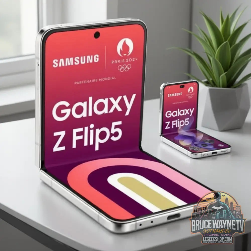 Samsung Galaxy Z Flip — détail produit geek, vue 17, LeGeekShop