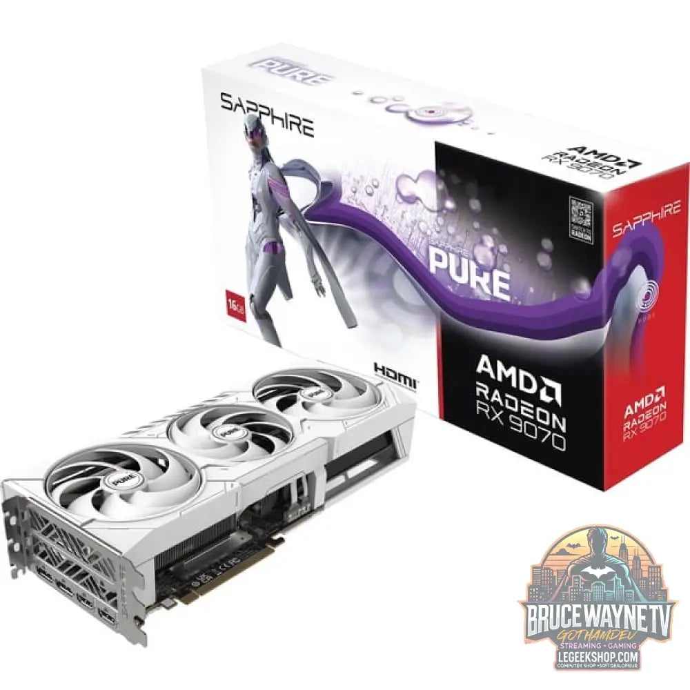 SAPPHIRE Radeon RX 9070 Pure OC, carte graphique - SAPPHIRE