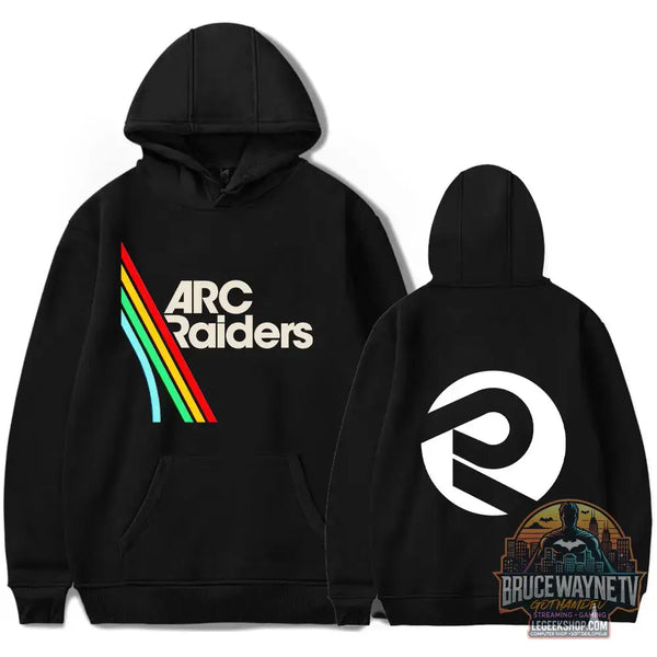 Sweat à Capuche Arc Raiders Logo Gaming Unisexe Poche Cordon - noir / M. - Sweat à Capuche