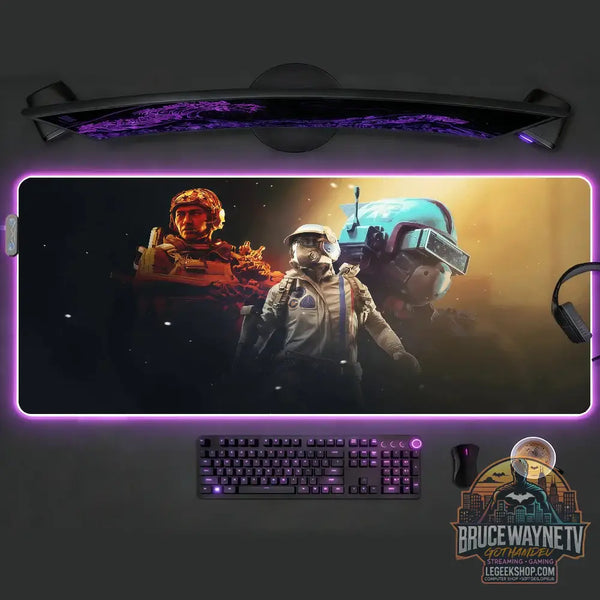 Tapis de Souris Arc Raiders LED RGB XXL Gaming Antidérapant - Tapis de Souris