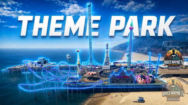 Theme Park FiveM Del Perro Pier - 9 Attractions - Standalone ESX QBCore - Tickets - Gestion Proprio - FiveM Script