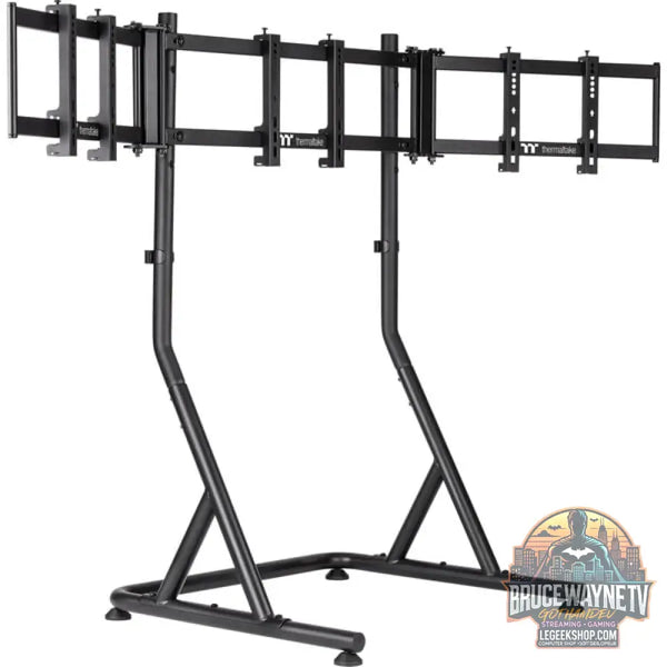 Thermaltake Triple Monitor Stand Black, pour Racing Simulator Cockpit GR500, support moniteur - Thermaltake