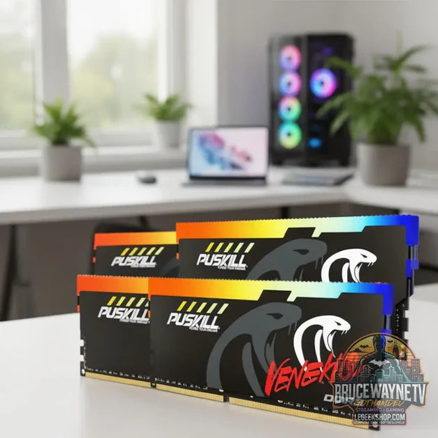 Guide d'achat : Mémoire RAM PUSKILL RGB DDR3 8GBx2 1600MHz Udimm Dual Channel avec ailette de refroidissement