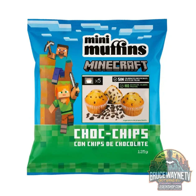 Guide d'achat : Minecraft Mini Muffins Choco Chips, 5 mini-muffins aux pépites de chocolat de 125 g (Lot de 10)