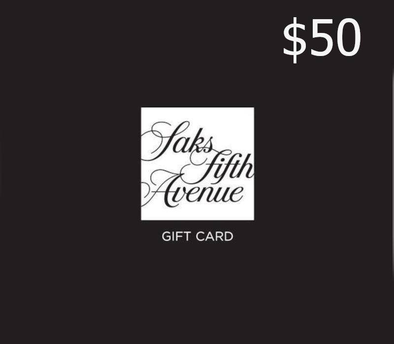Saks Fifth Avenue $50 Gift Card