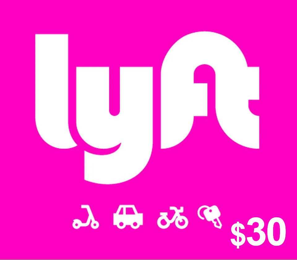 LYFT $30 Gift Card