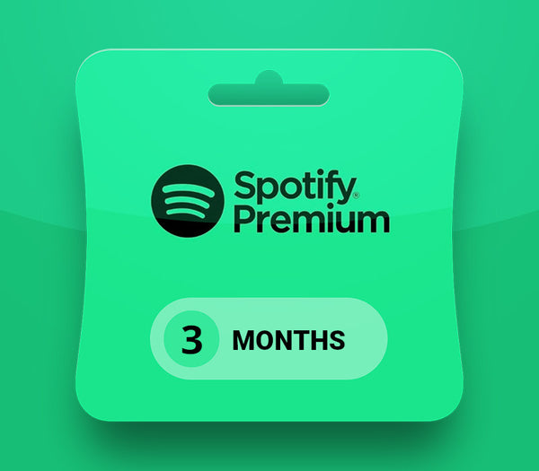 Spotify Premium 3-month Subscription Card