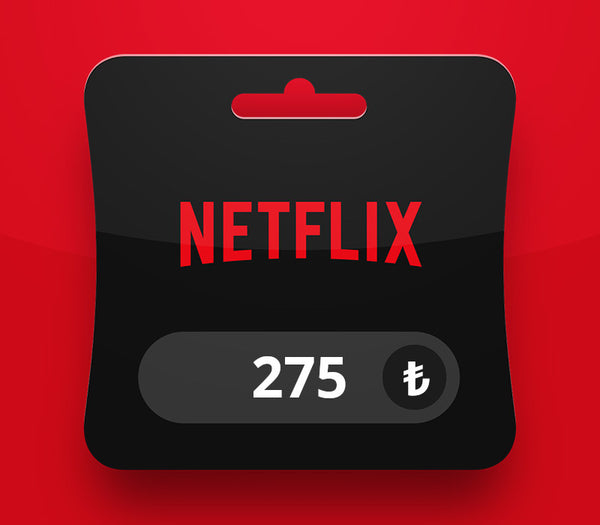 Netflix TRY 275 Gift Card TR