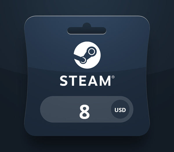 Steam Wallet USD 8 Gift Card TR