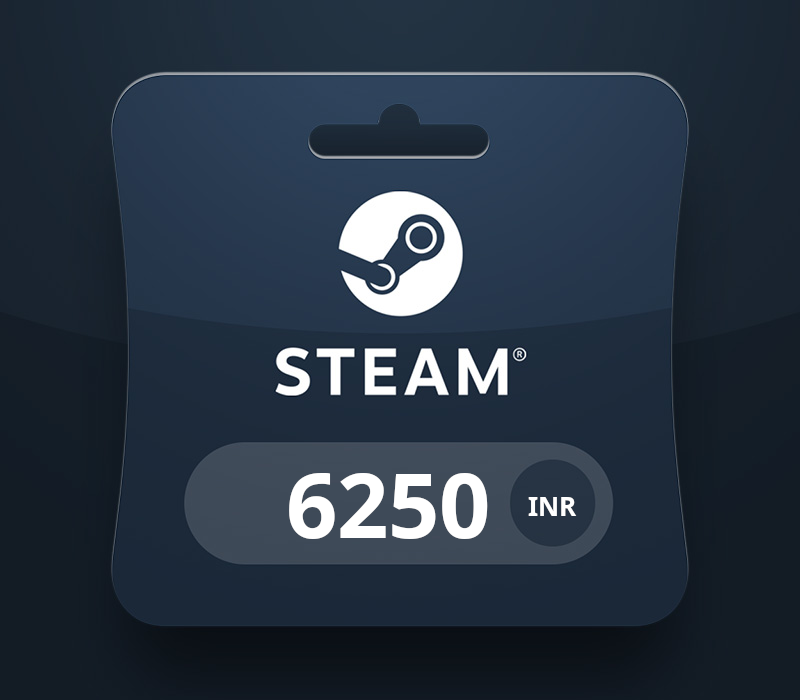 Steam Wallet Card ₹6250 INR Activation Code