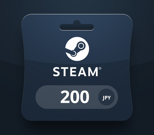 Steam Wallet JPY 200 Gift Card JP