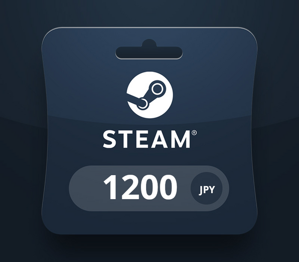 Steam Wallet JPY 1200 Gift Card JP