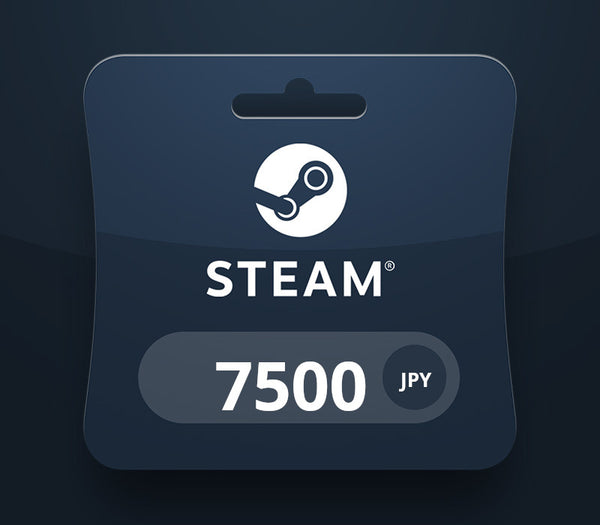 Steam Wallet JPY 7500 Gift Card JP
