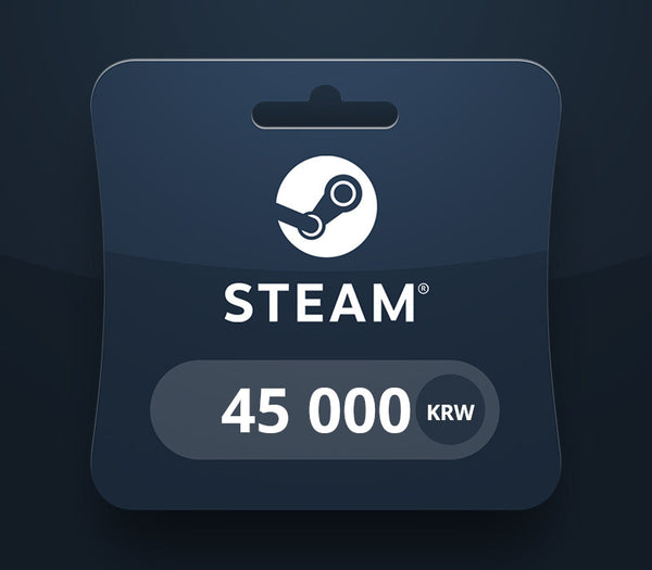 Steam Wallet KRW 45000 Gift Card KR