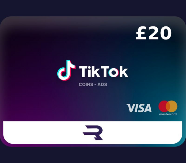 Rewarble TikTok GBP 20 Gift Card