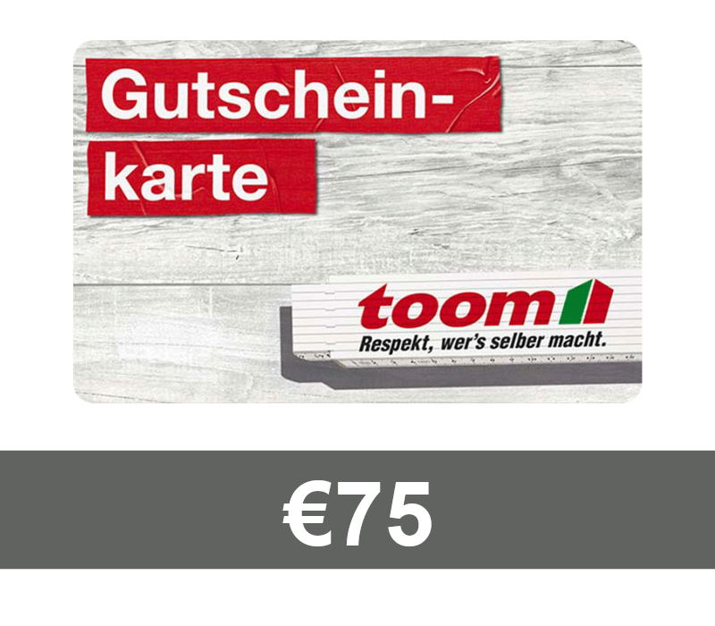 TOOM Baumarkt EUR 75 Gift Card DE