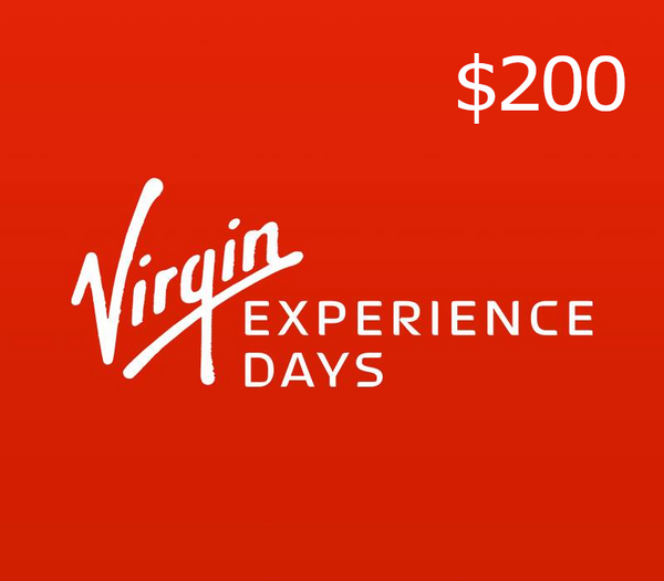 Virgin Experience Days $200 Gift Card