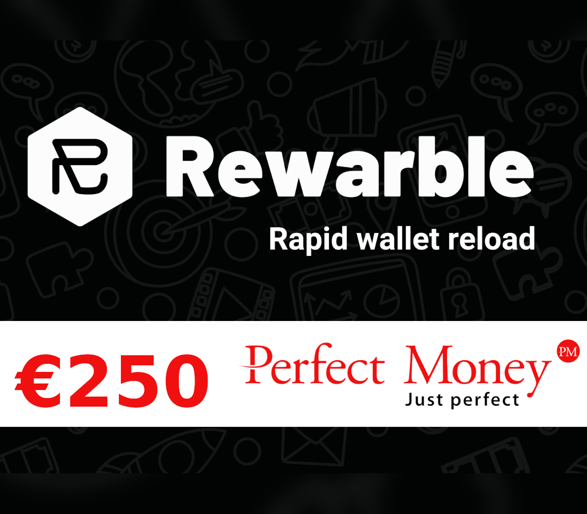 Rewarble Perfect Money EUR 250 Gift Card