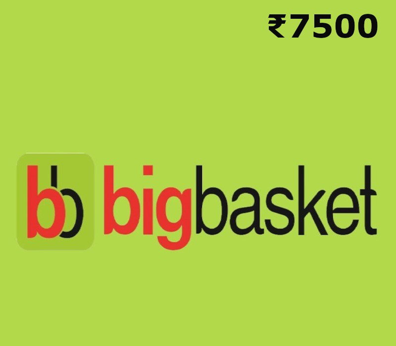 BigBasket INR 7500 Gift Card IN