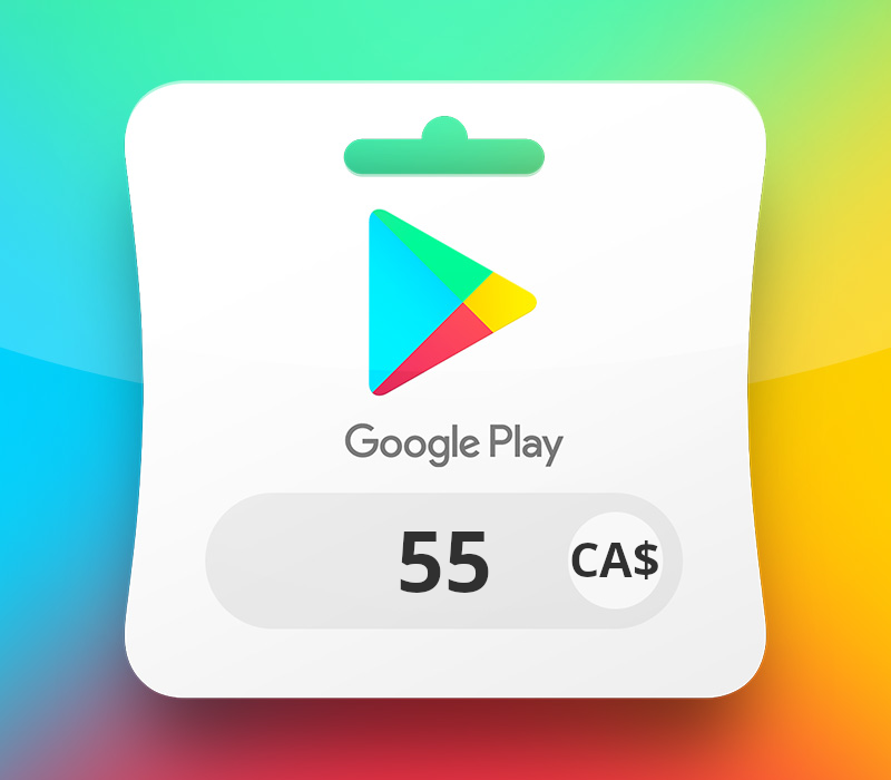 Google Play CAD 55 Gift Card CA