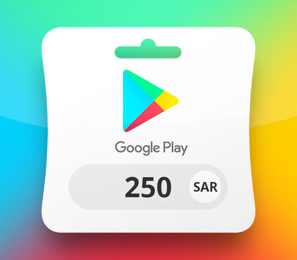 Google Play SAR 250 Gift Card SA