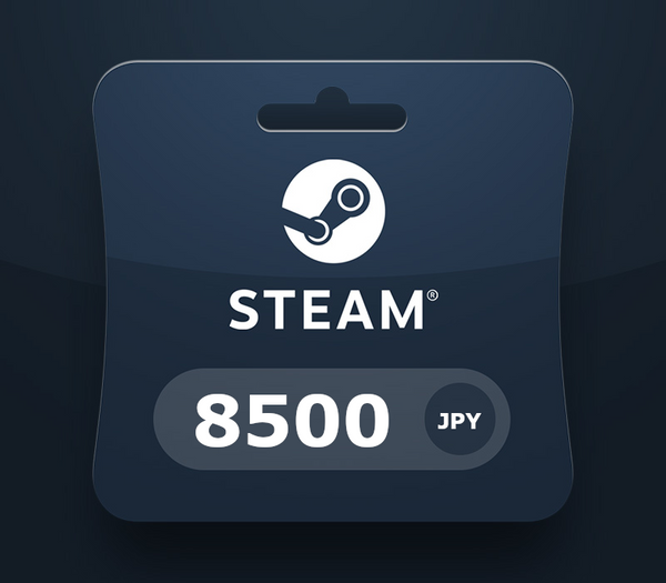Steam Wallet JPY 8500 Gift Card JP