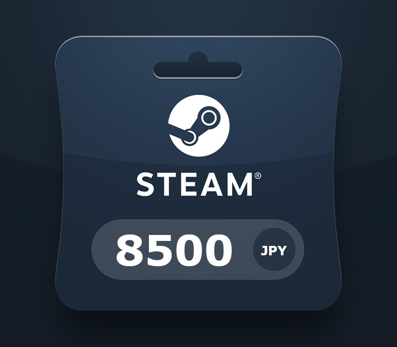 Steam Wallet JPY 8500 Gift Card JP