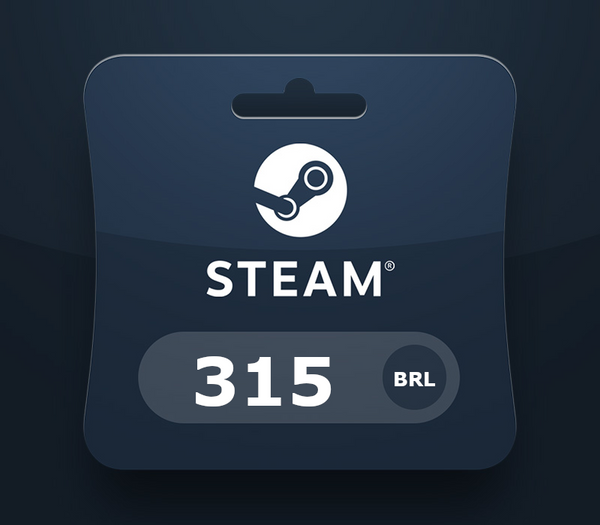Steam Gift Card BRL 315 BR Activation Code