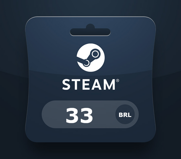 Steam Gift Card BRL 33 BR Activation Code