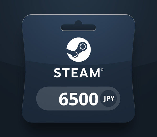Steam Wallet JPY 6500 Gift Card JP