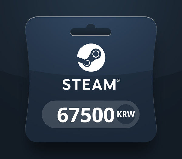 Steam Wallet KRW 67500 Gift Card KR