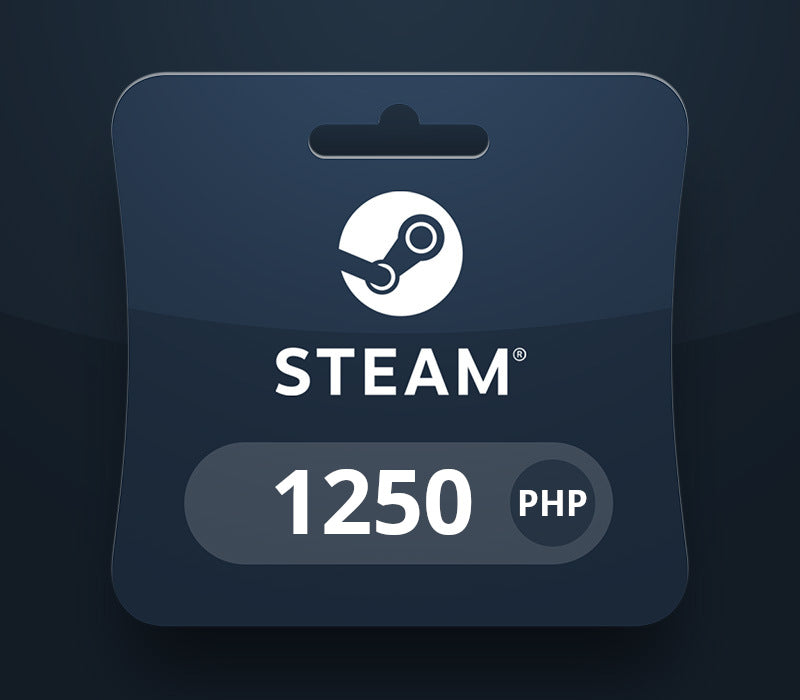 Steam Wallet PHP 1250 Gift Card PH