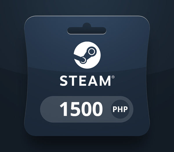 Steam Wallet PHP 1500 Gift Card PH