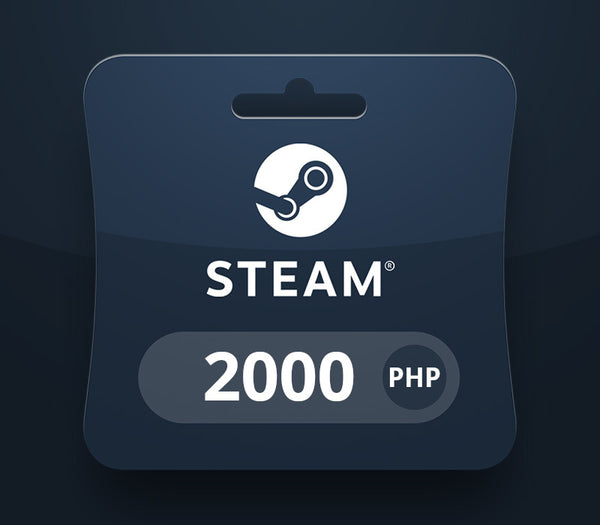 Steam Wallet PHP 2000 Gift Card