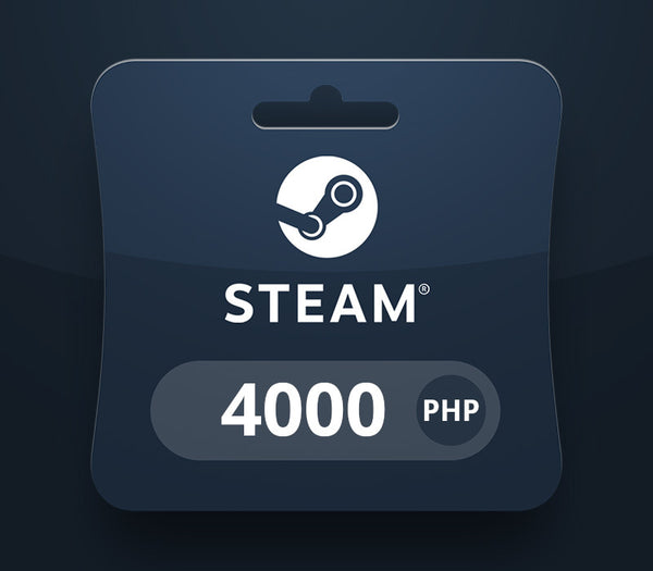 Steam Wallet PHP 4000 Gift Card PH