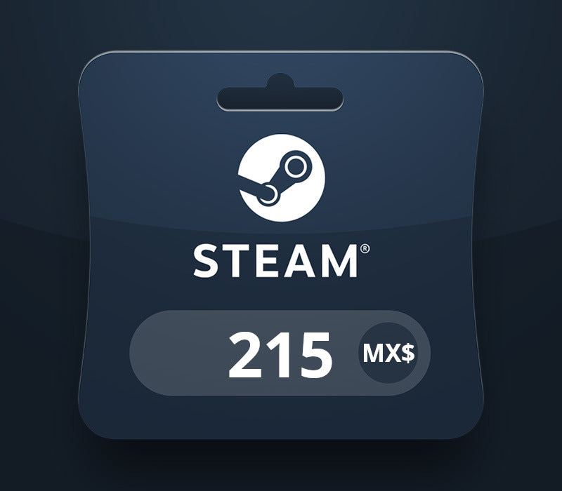 Steam Wallet MXN 215 Gift Card