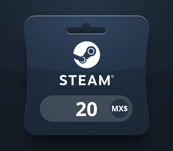 Steam Wallet MXN 20 Gift Card MX