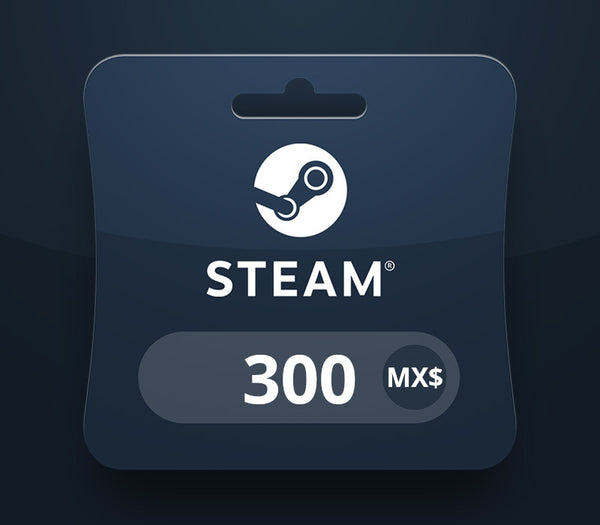Steam Wallet MXN 300 Gift Card MX