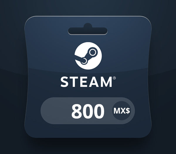 Steam Wallet MXN 800 Gift Card MX