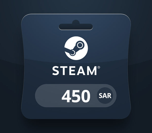 Steam Wallet SAR 450 Gift Card SA