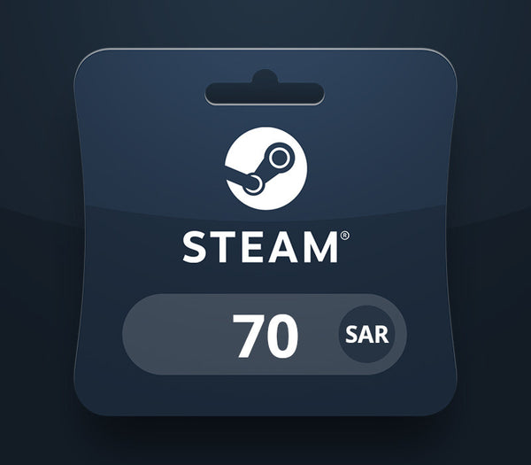 Steam Wallet SAR 70 Gift Card SA