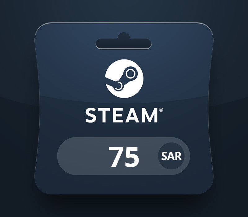 Steam Wallet SAR 75 Gift Card SA