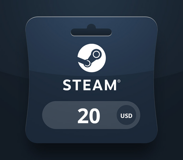 Steam Wallet USD 20 Gift Card GT