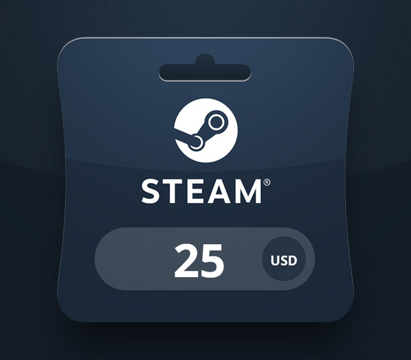 Steam Wallet USD 25 Gift Card EG