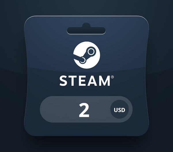 Steam Wallet USD 2 Gift Card UZ